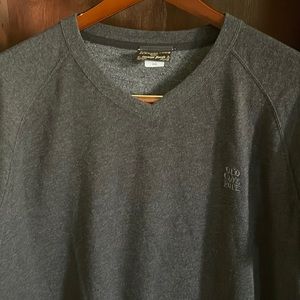 Old Guys Rule v neck sweater
